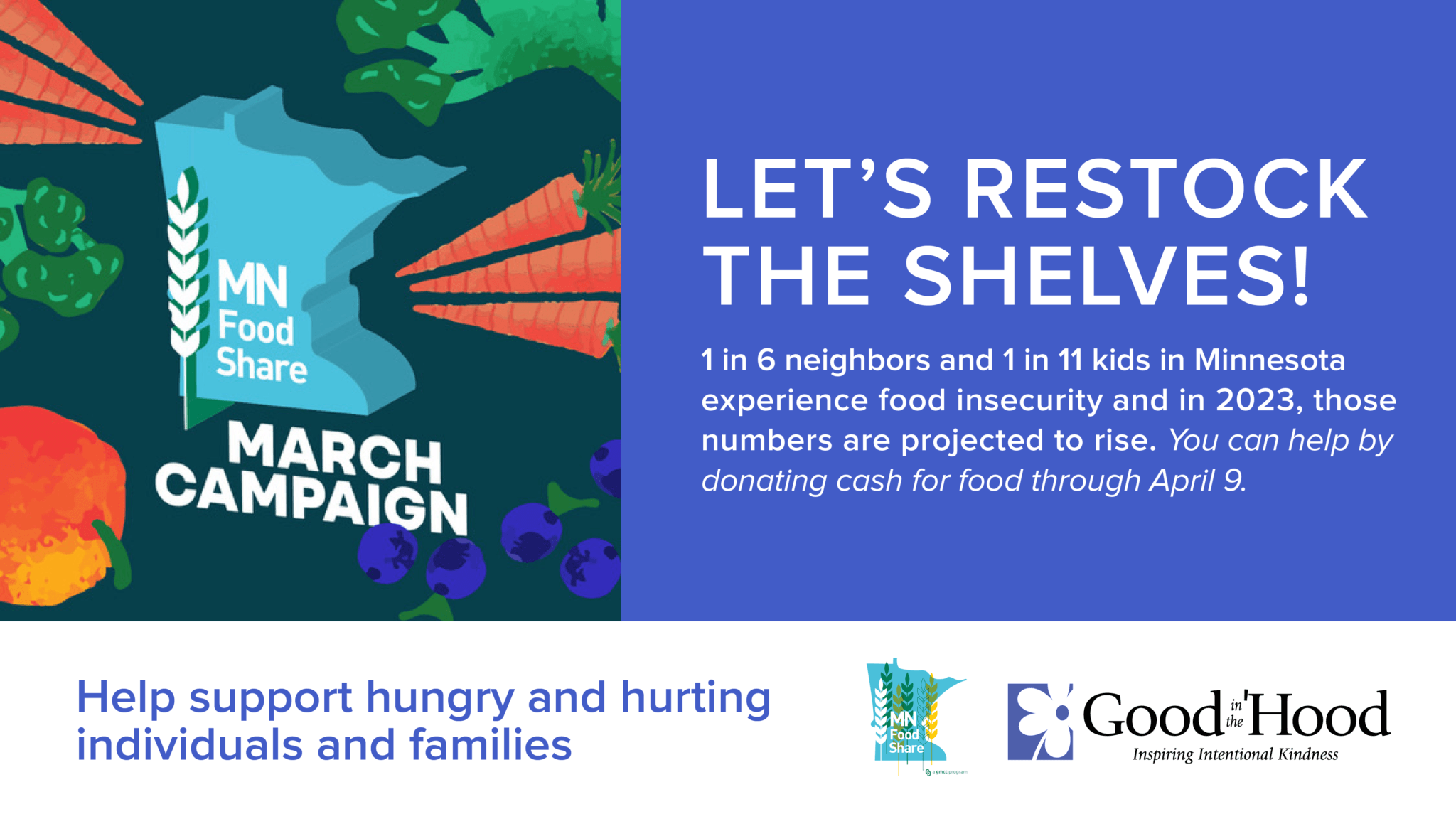 March FoodShare Campaign Good in the 'Hood